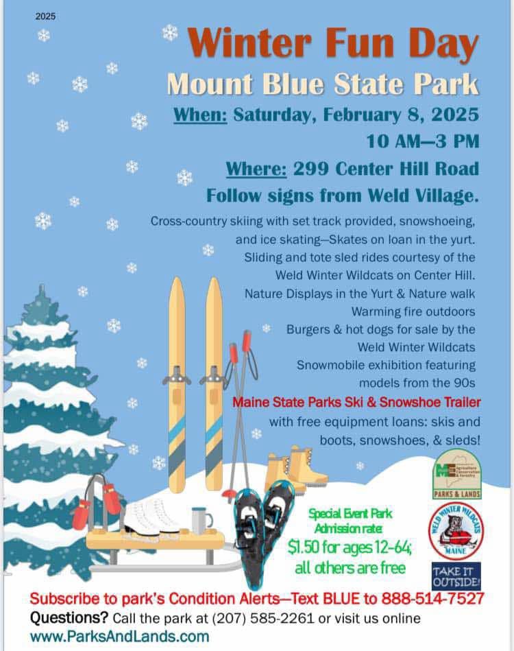 Winter Fun Day Mt Blue 2025